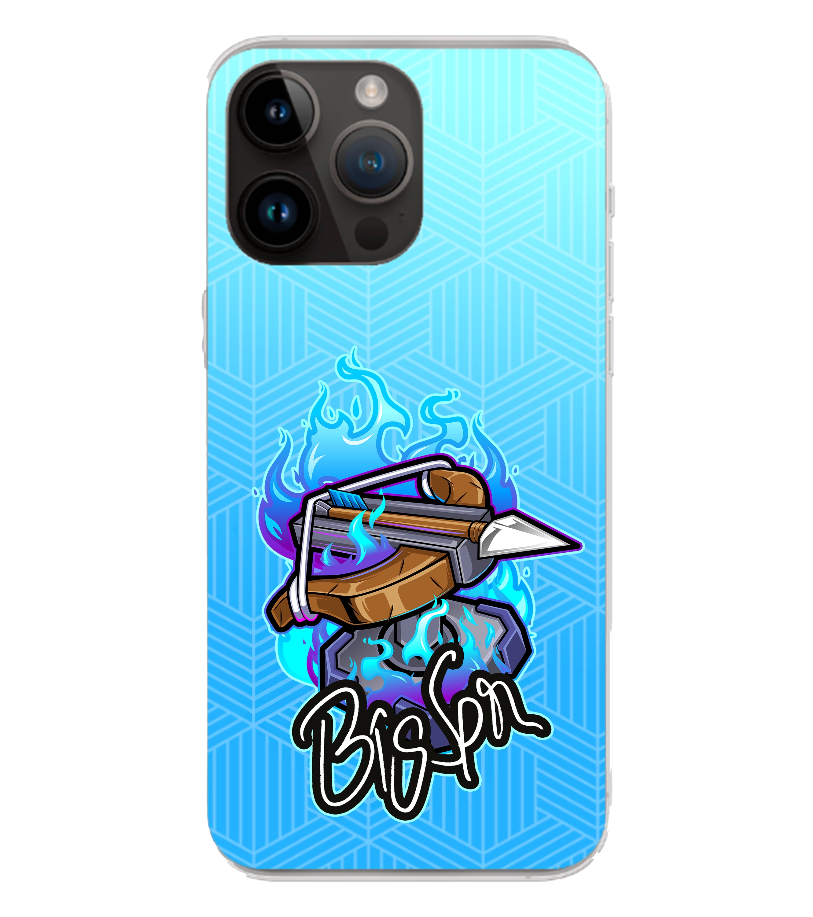 BigSpin - Handyhülle - mit Hintergrund (Soft Case transparent)