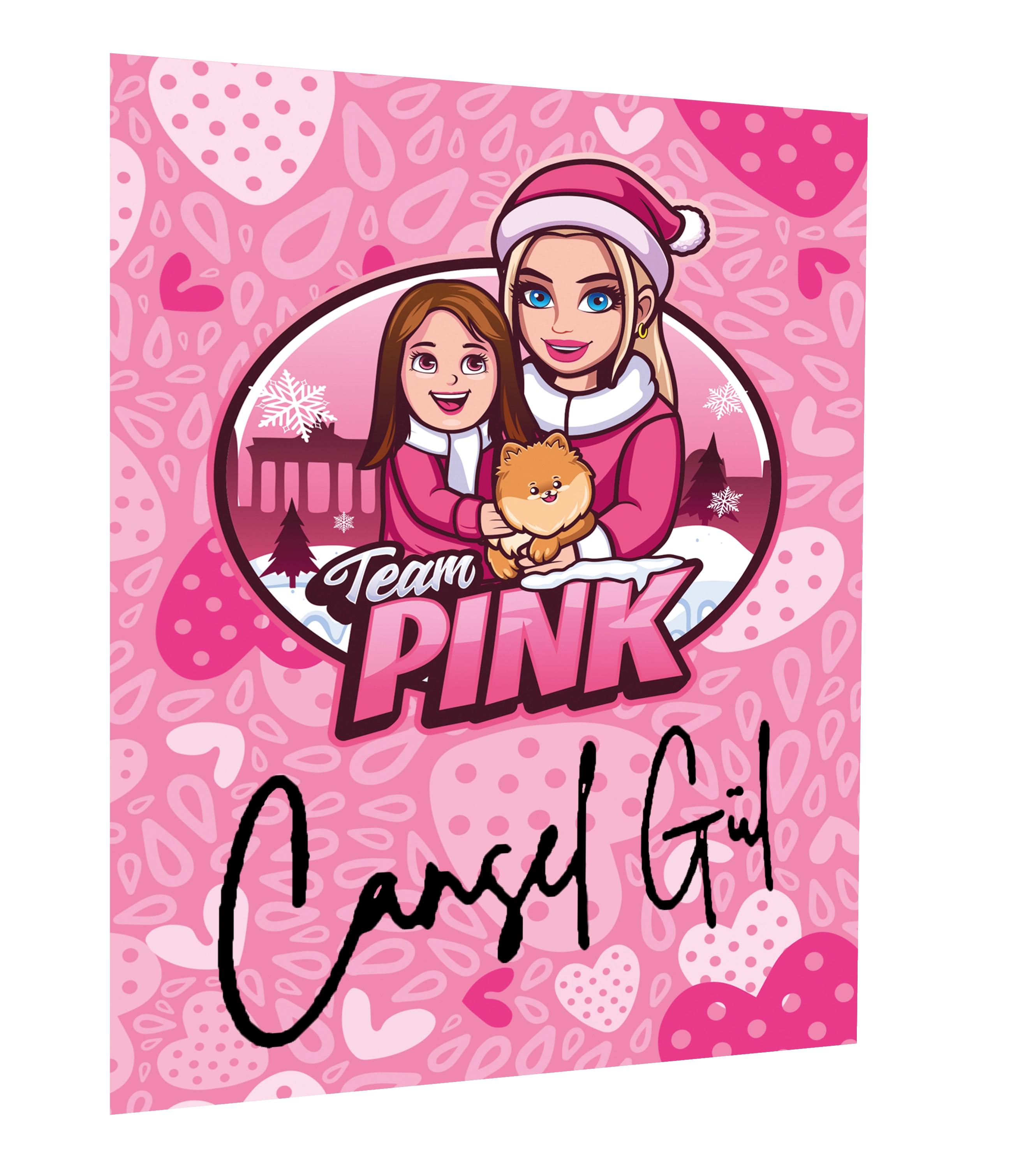 #TEAMPINK CanselGuel Adventskalender Bundle - Hoodie + Mini-Adventskalender + Autogrammkarte