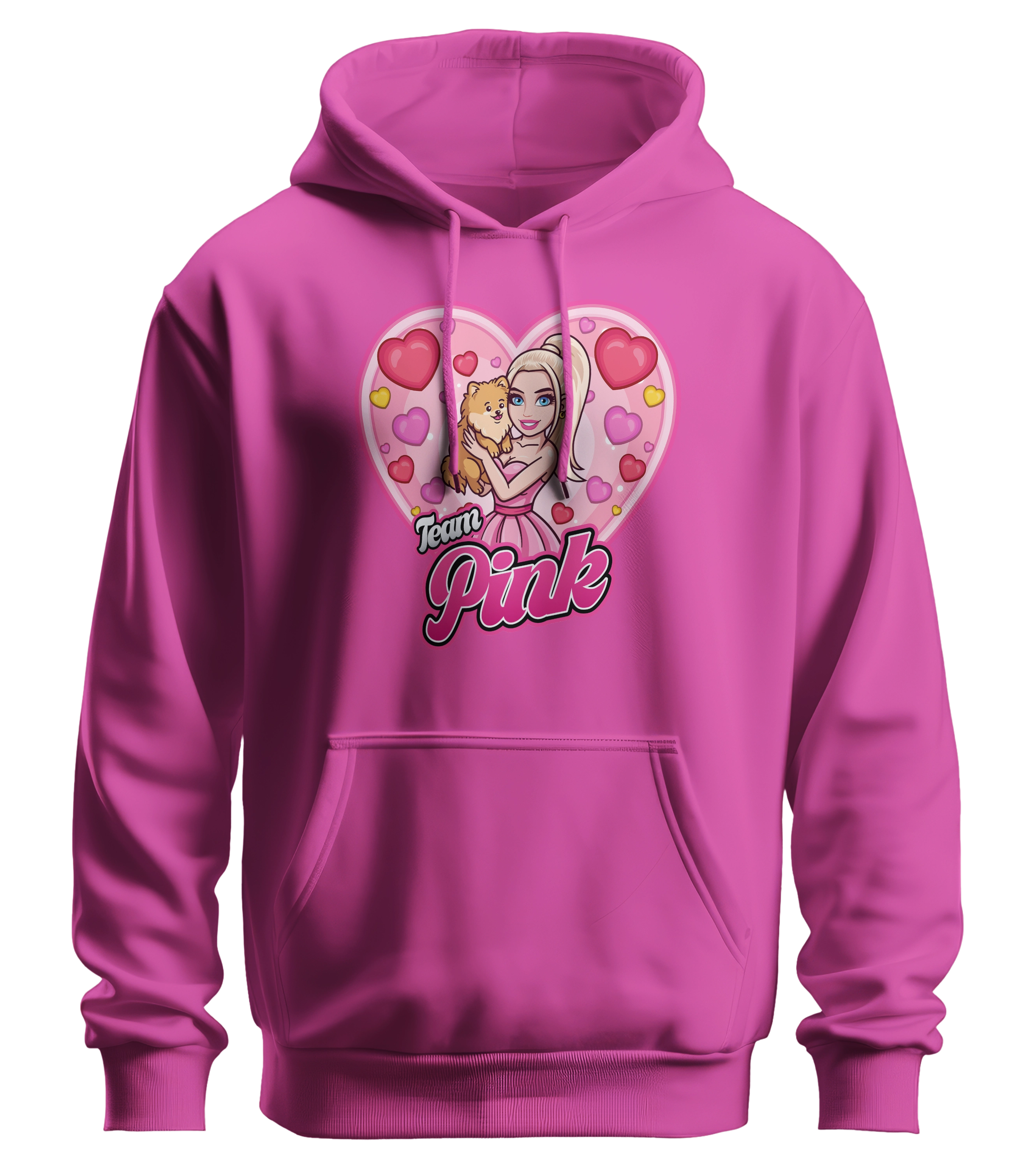 CanselGuel #TEAMPINK Valentinstag Bundle - Hoodie + Notizbuch + Gummibärchen + Autogrammkarte