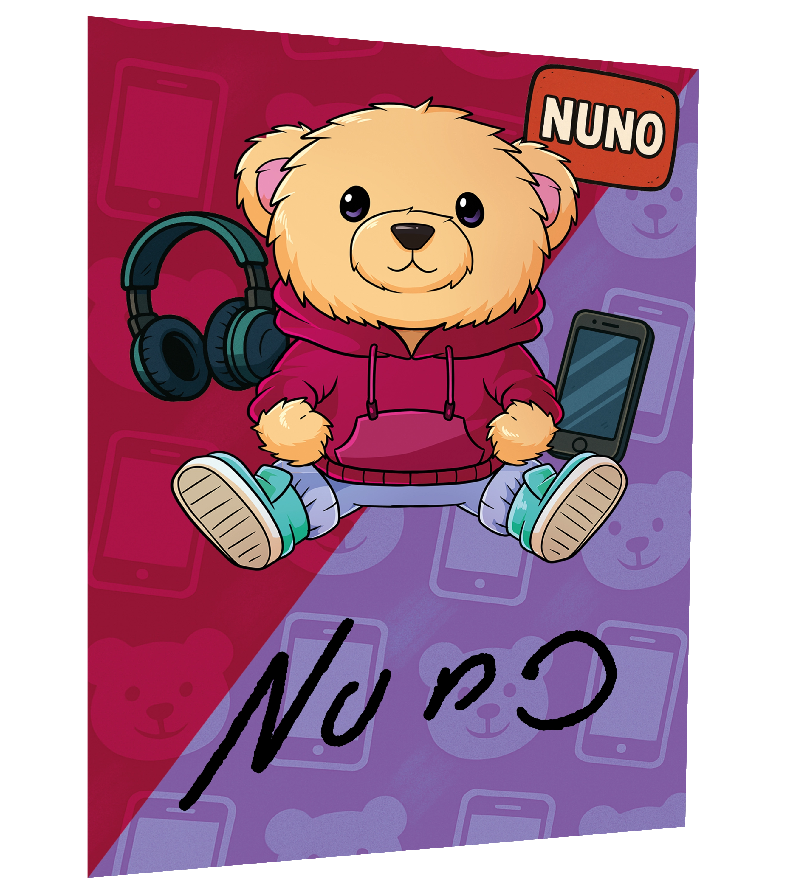 Nuno Brawler Bundle - T-Shirt + BS-Toys Figur + Autogrammkarte