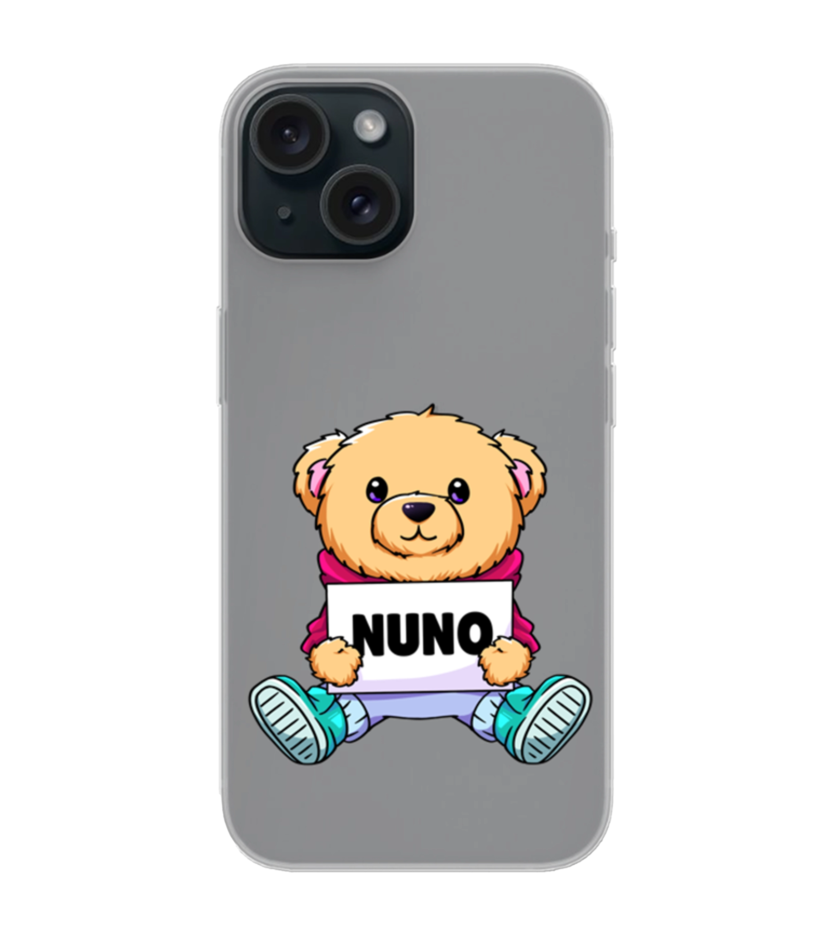 Nuno Teddy Handyhülle (Soft Case transparent)