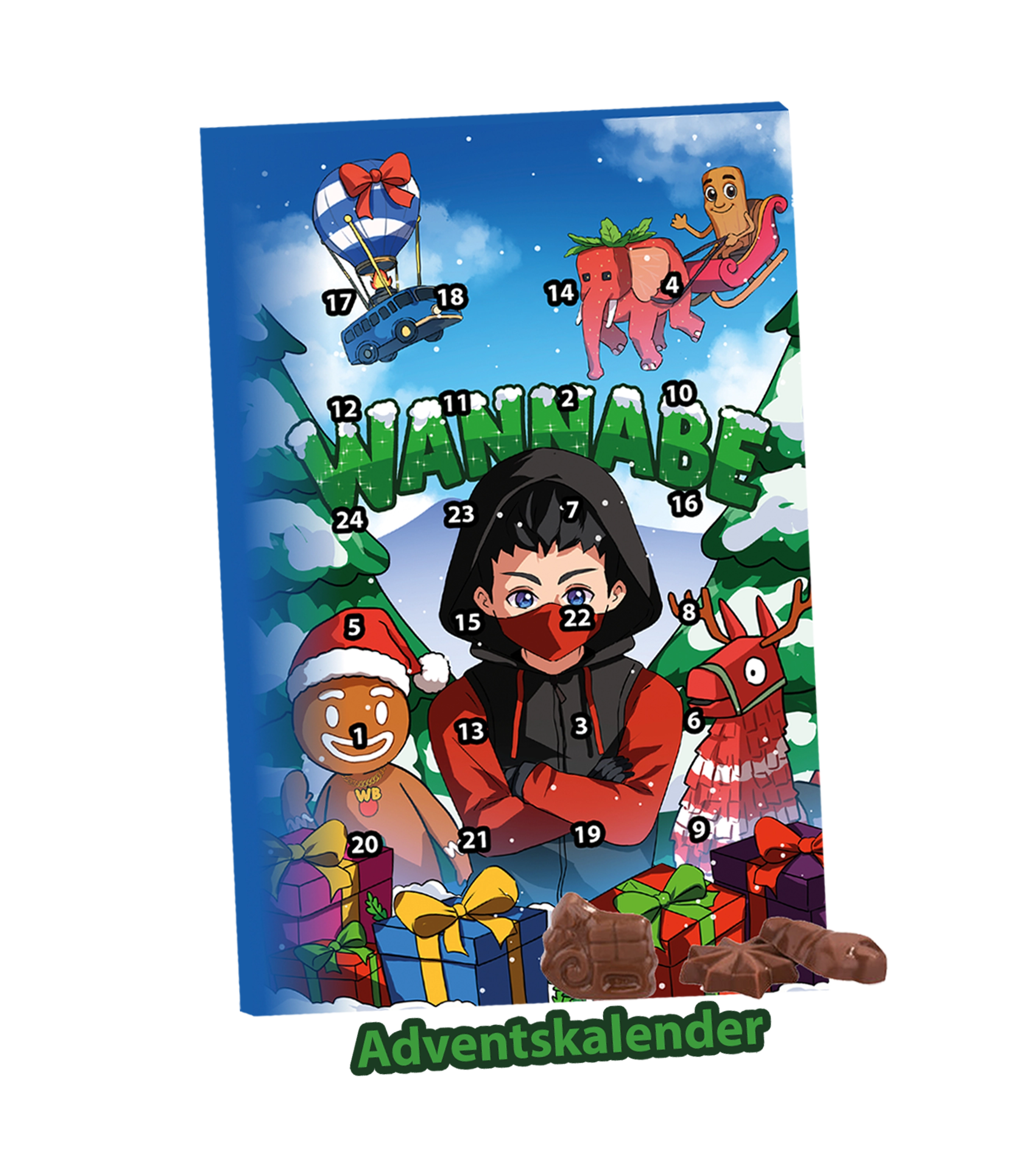 WannaBe BLACK WEEK - Adventskalender + Poster + Autogrammkarte