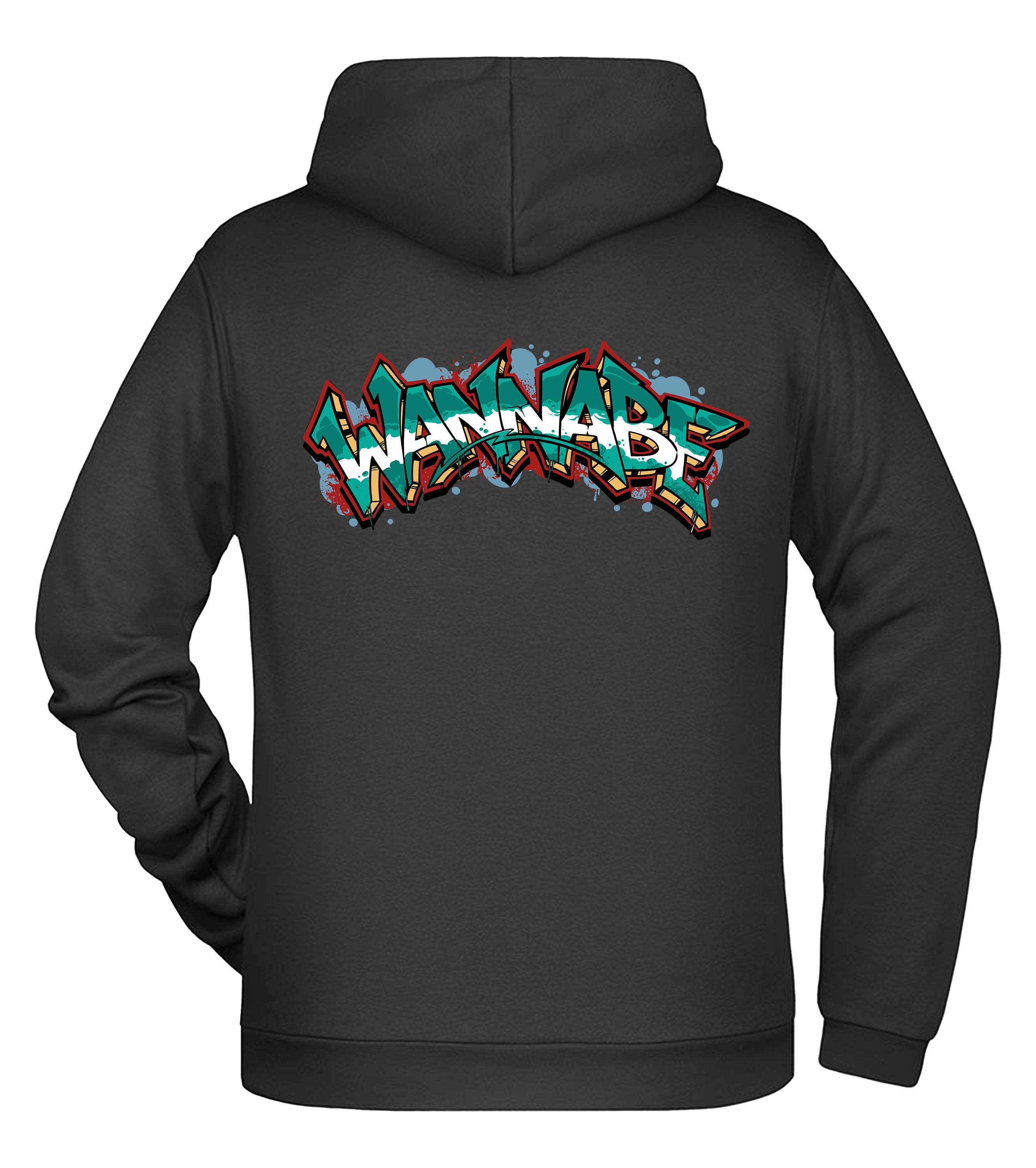 WannaBe BLACK WEEK Bundle - Graffiti Hoodie + Adventskalender + Autogrammkarte