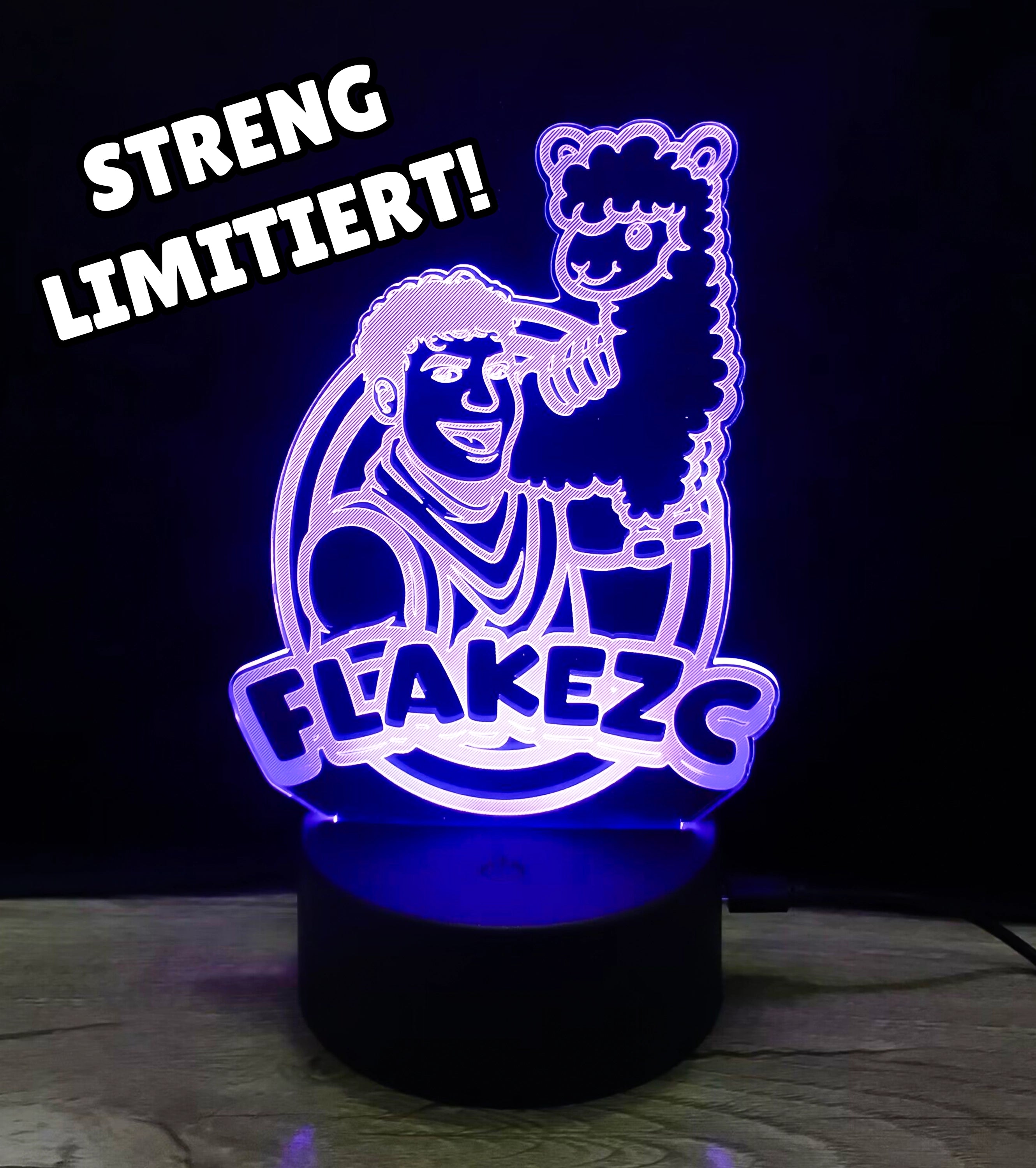 Flakezc 3D LED Lampe