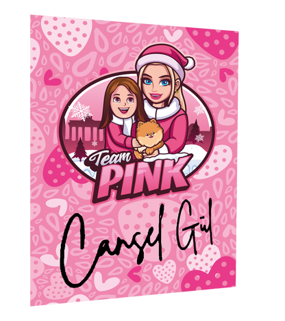 #TEAMPINK CanselGuel Adventskalender Bundle - Hoodie + Mini-Adventskalender + Autogrammkarte