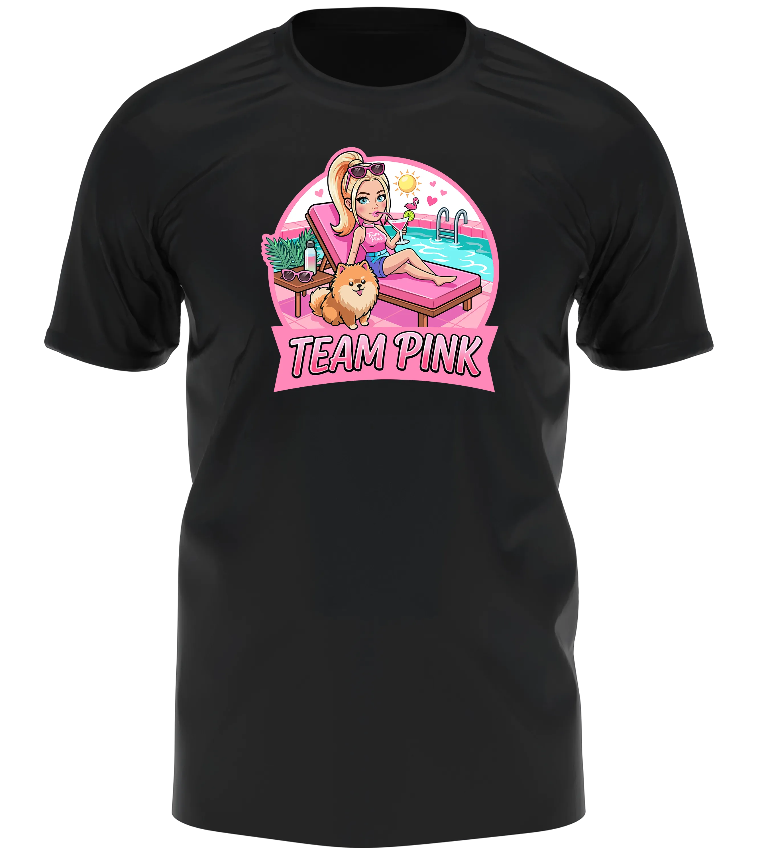 CanselGuel #TEAMPINK Sommer Bundle - T-Shirt + Plushie + Autogrammkarte