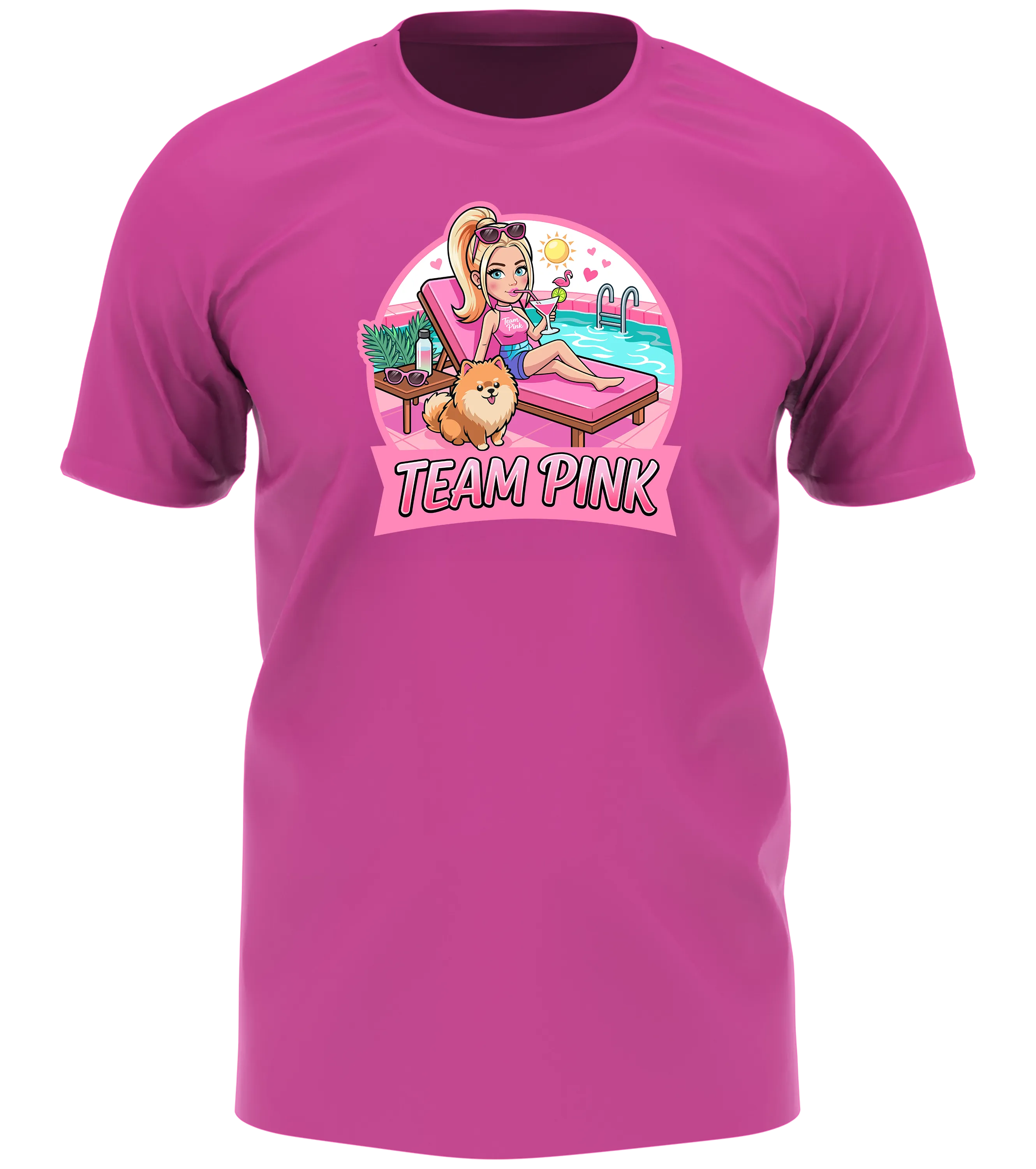 CanselGuel #TEAMPINK Sommer Bundle - T-Shirt + Plushie + Autogrammkarte