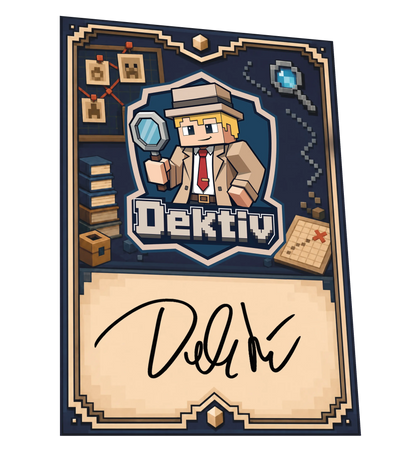 Dektiv - T-Shirt + Tasse + Autogrammkarte