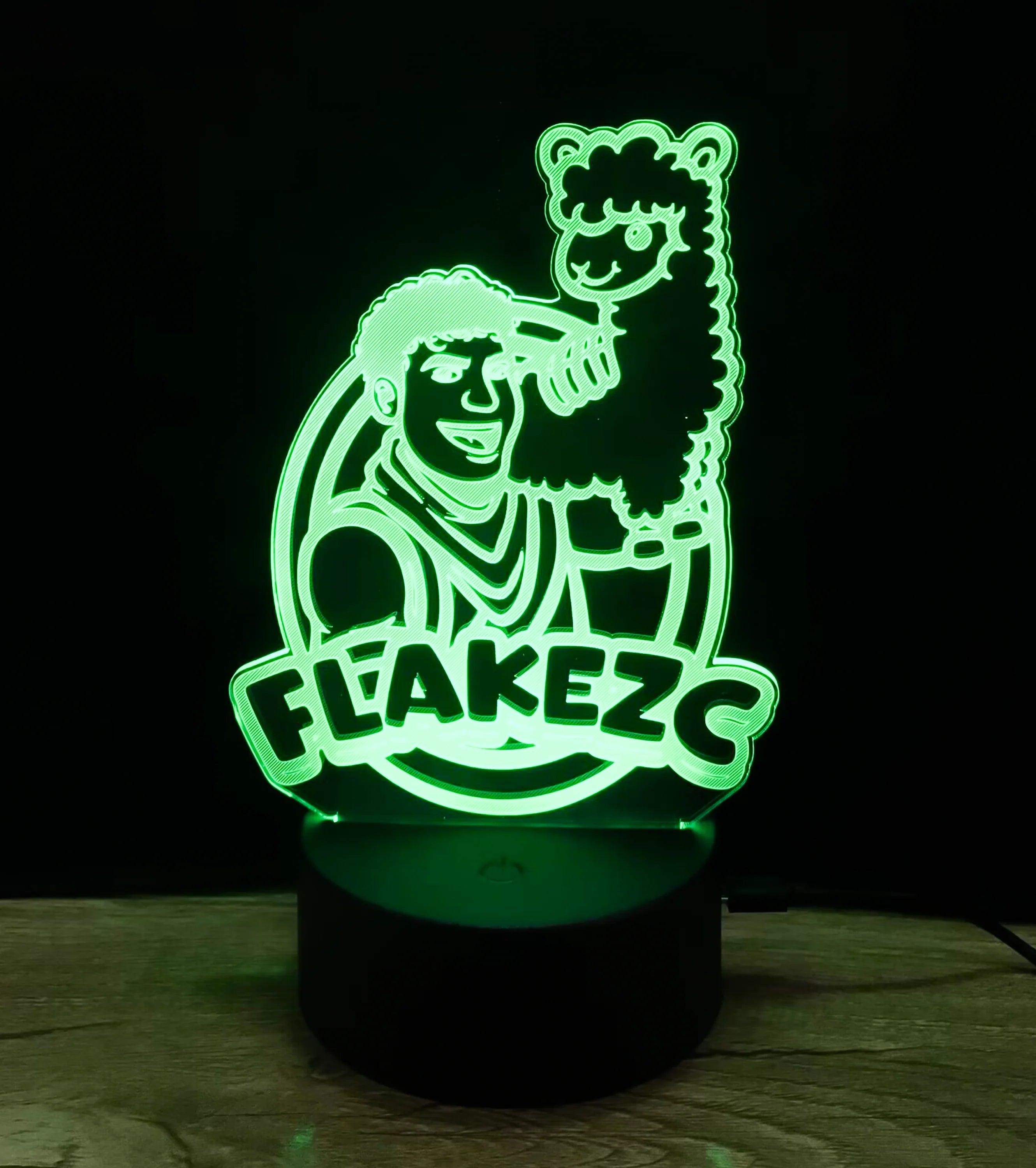 Flakezc 3D LED Lampe