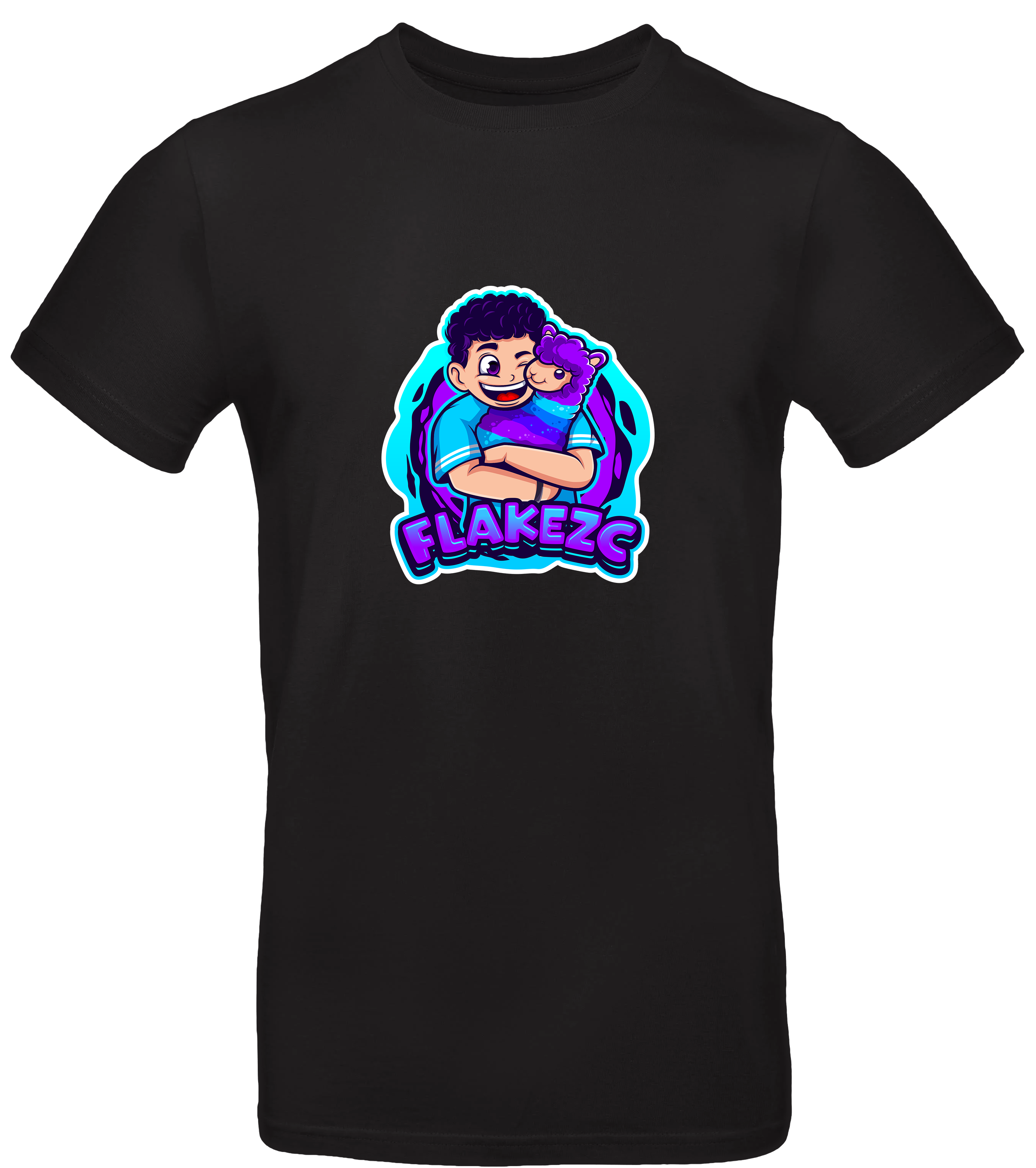 Flakezc Bundle - Lama Plüschtier + T-Shirt + Autogrammkarte