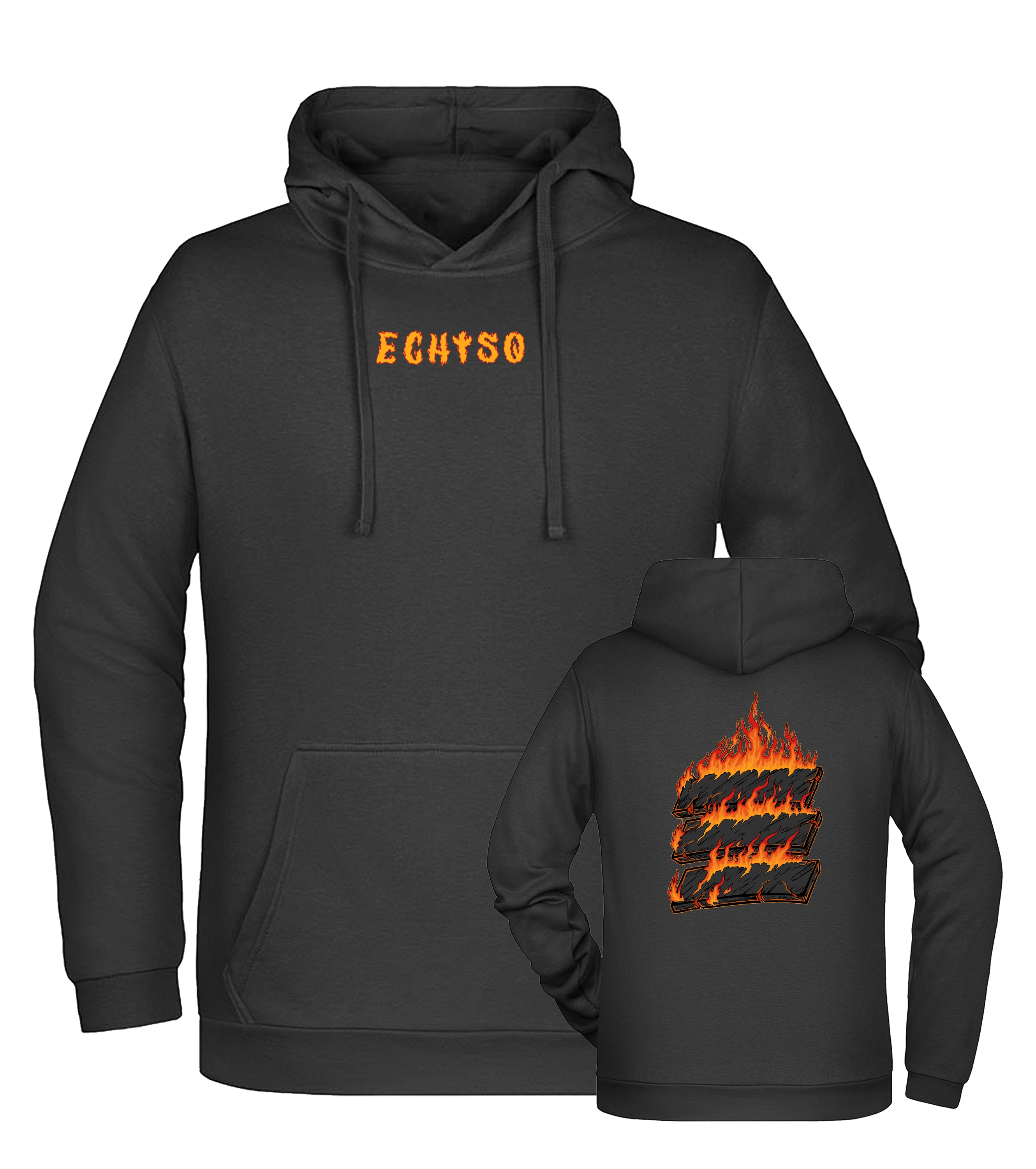 Echtso Bundle - Hoodie + Turnbeutel + handsignierte Autogrammkarte