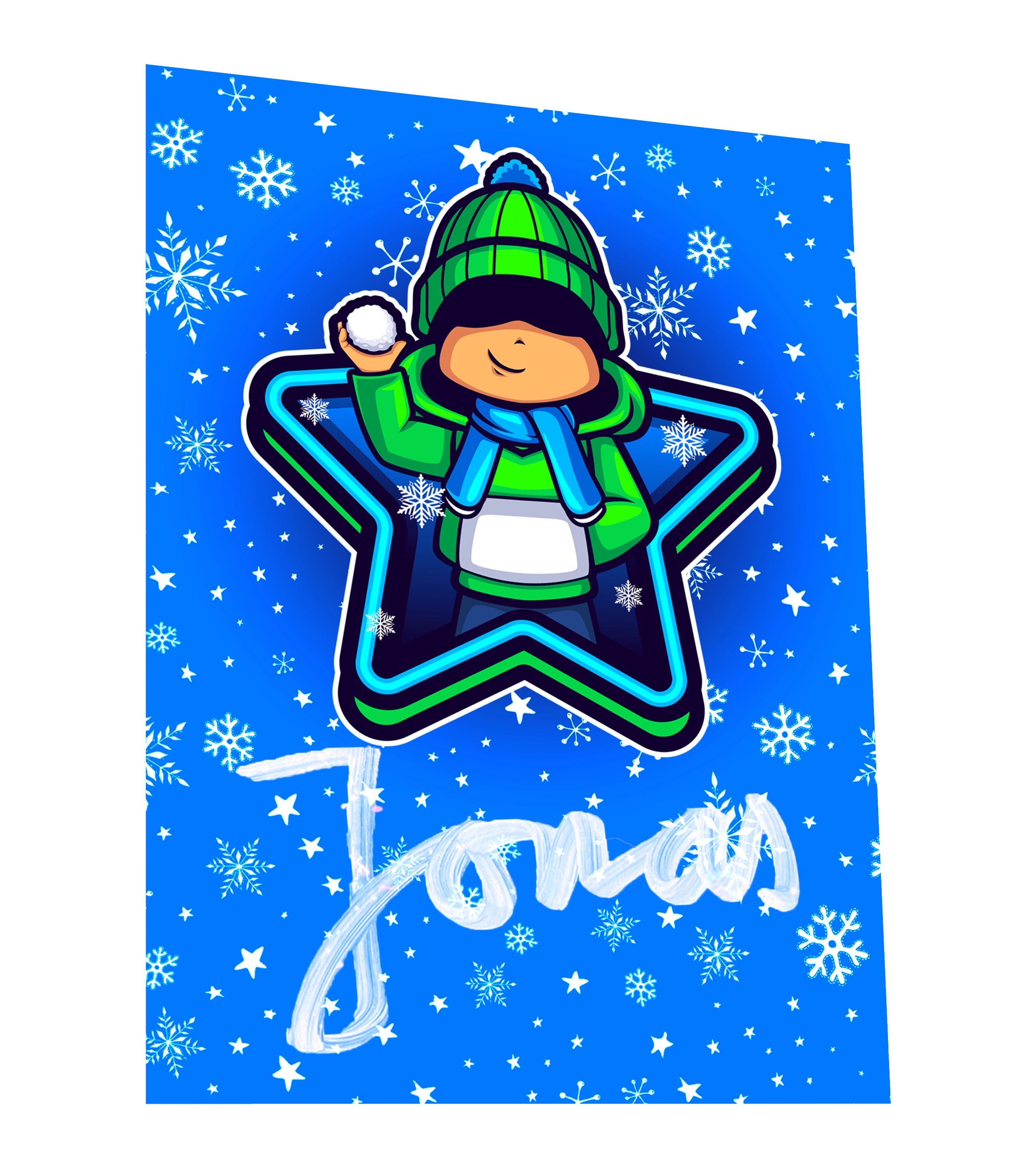 Jo Jonas Winter Bundle - Hoodie + Brawl Stars Plushi + handsignierte Autogrammkarte