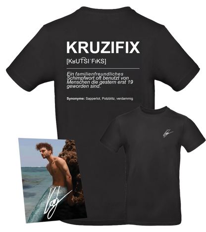 ItsKaby - T-Shirt + Autogrammkarte - Kruzifix
