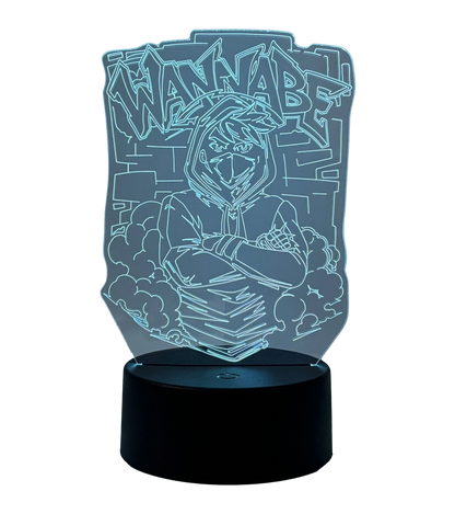 Wannabe 3D LED Lampe
