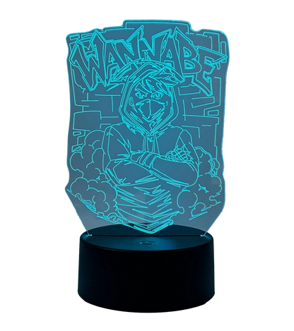 Wannabe 3D LED Lampe