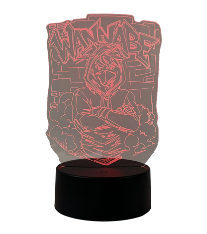 Wannabe 3D LED Lampe