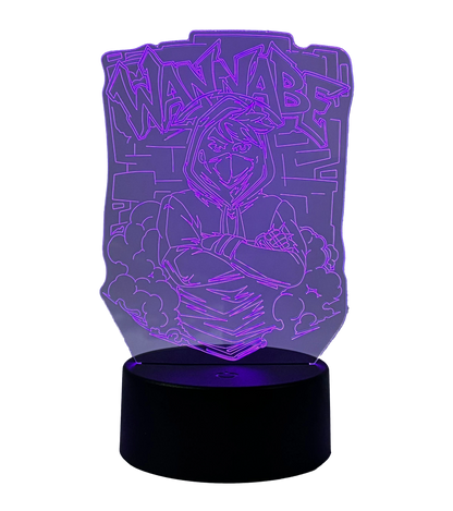 Wannabe 3D LED Lampe