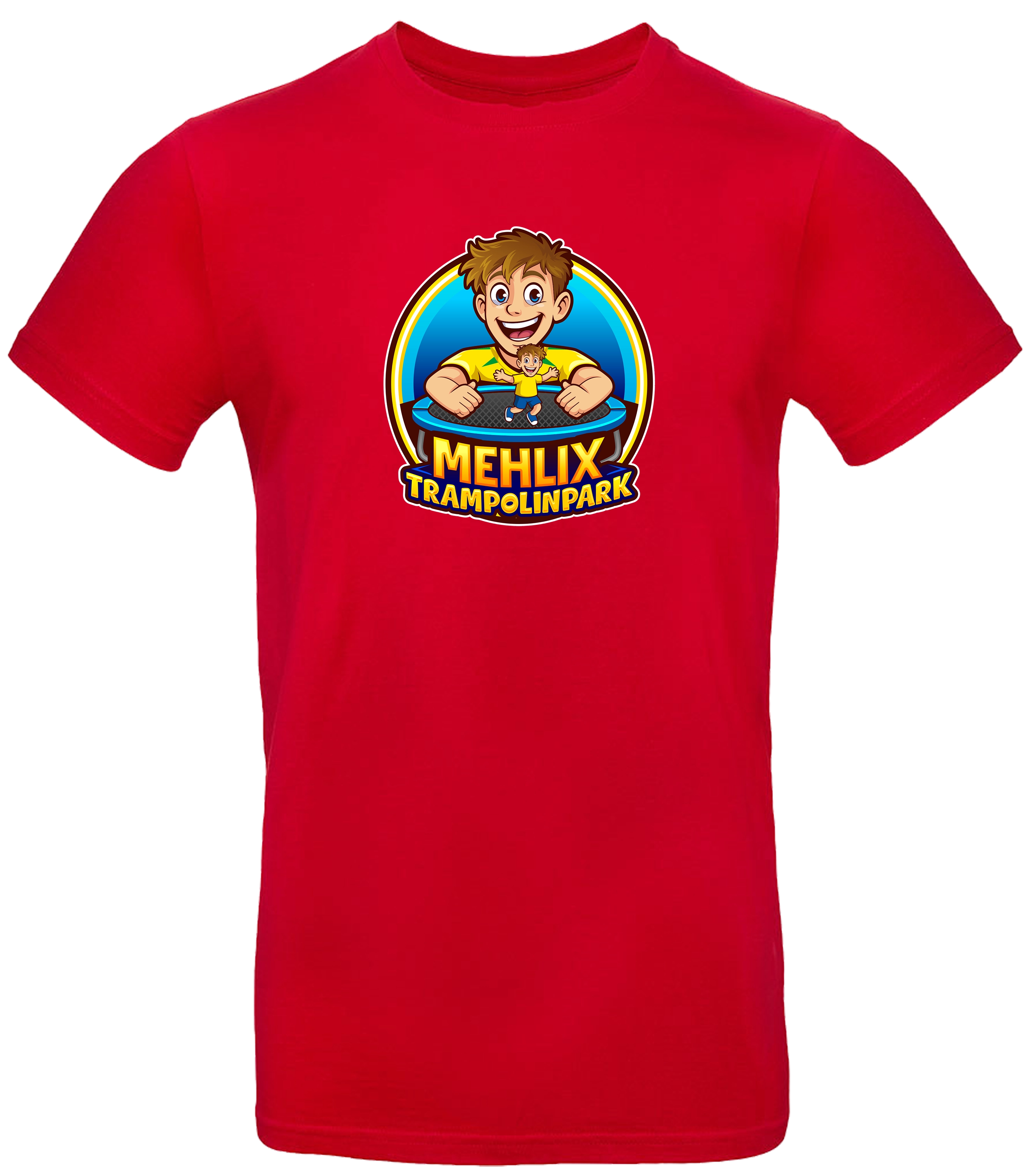 Mehlix Trampolinpark Bundle - T-Shirt + Schlüsselanhänger + Autogrammkarte
