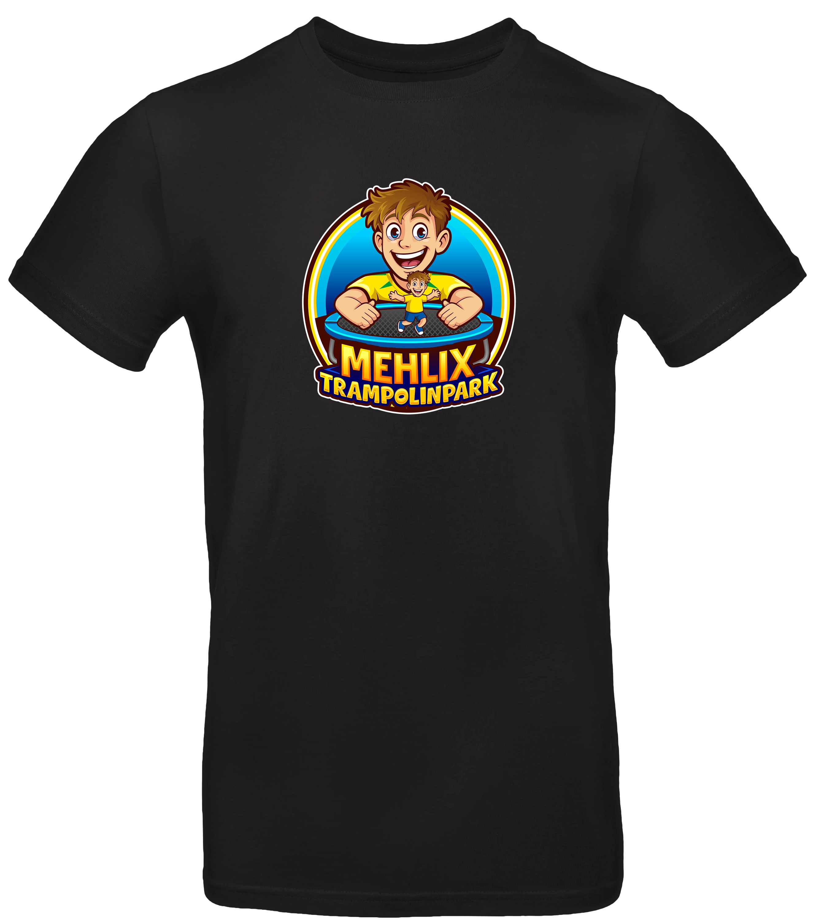 Mehlix Trampolinpark Bundle - T-Shirt + Schlüsselanhänger + Autogrammkarte