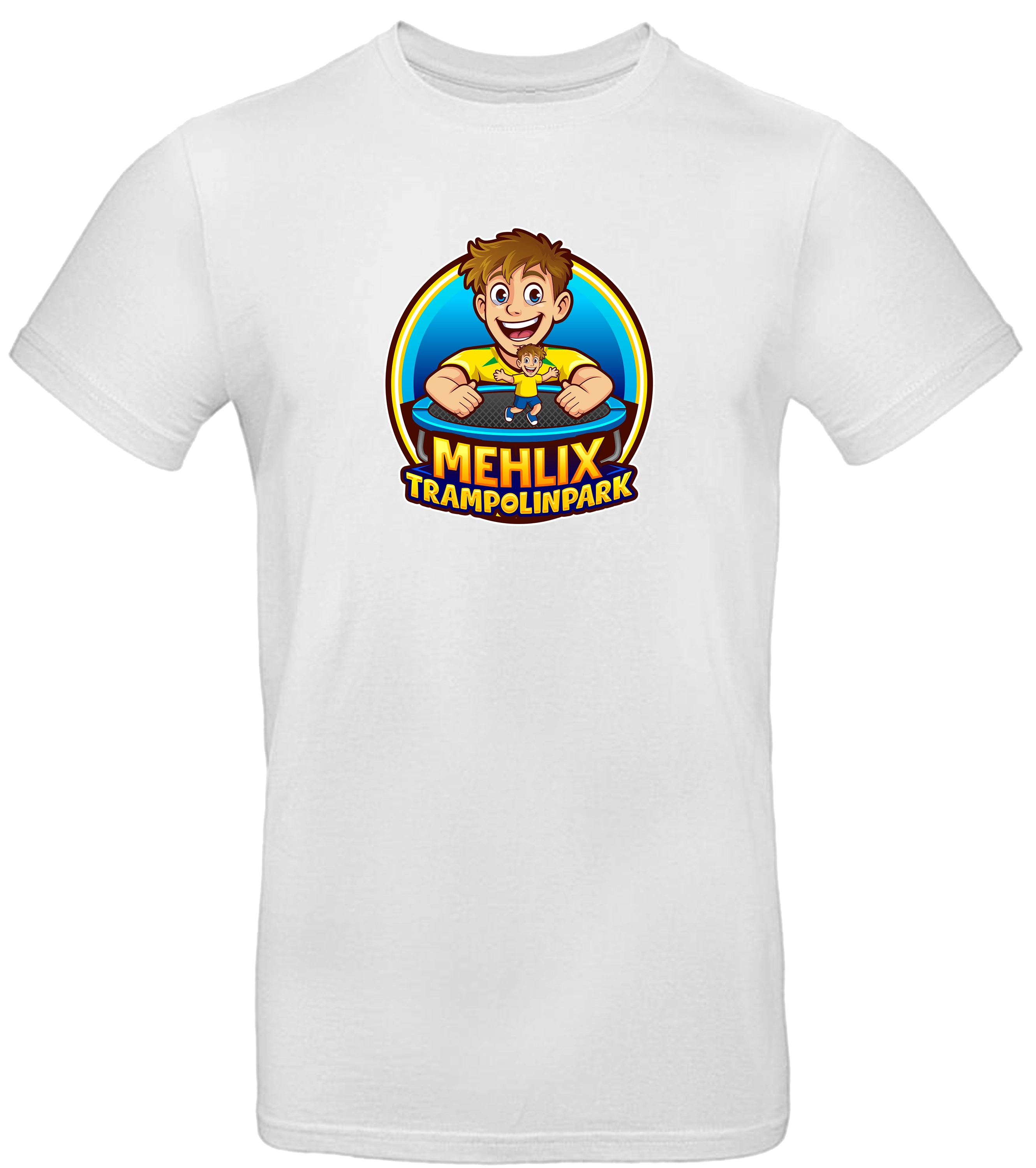 Mehlix Trampolinpark Bundle - T-Shirt + Schlüsselanhänger + Autogrammkarte
