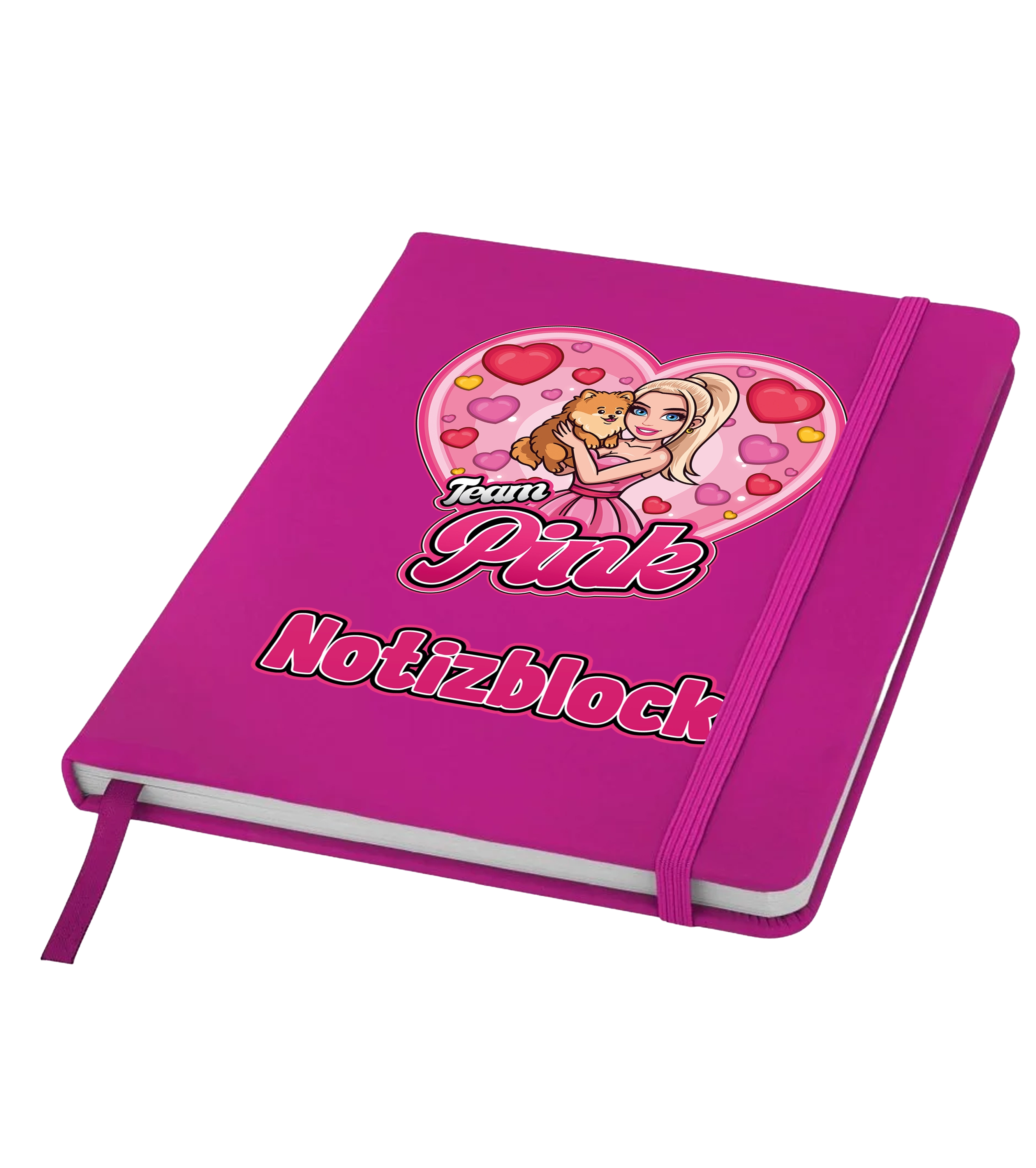 CanselGuel #TEAMPINK Valentinstag Bundle - Hoodie + Notizbuch + Gummibärchen + Autogrammkarte