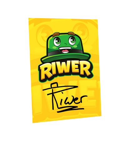 Riwer T-Shirt Bundle + Brawl Stars Actionfigur + Autogrammkarte