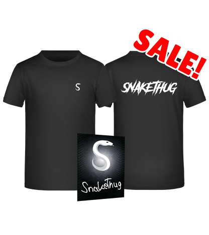 SnakeThug SALE - T-Shirt Bundle + Autogrammkarte (Schwarz)