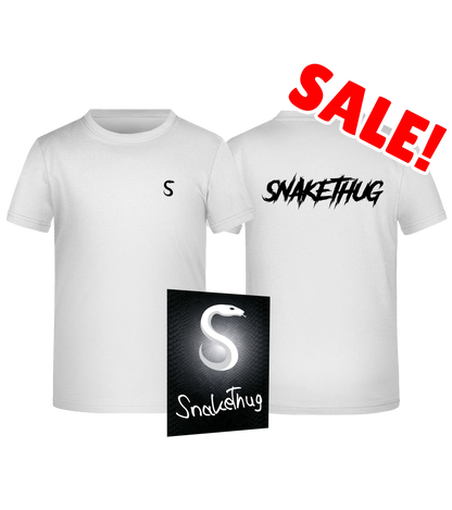 SnakeThug SALE - T-Shirt Bundle + Autogrammkarte (Weiß)