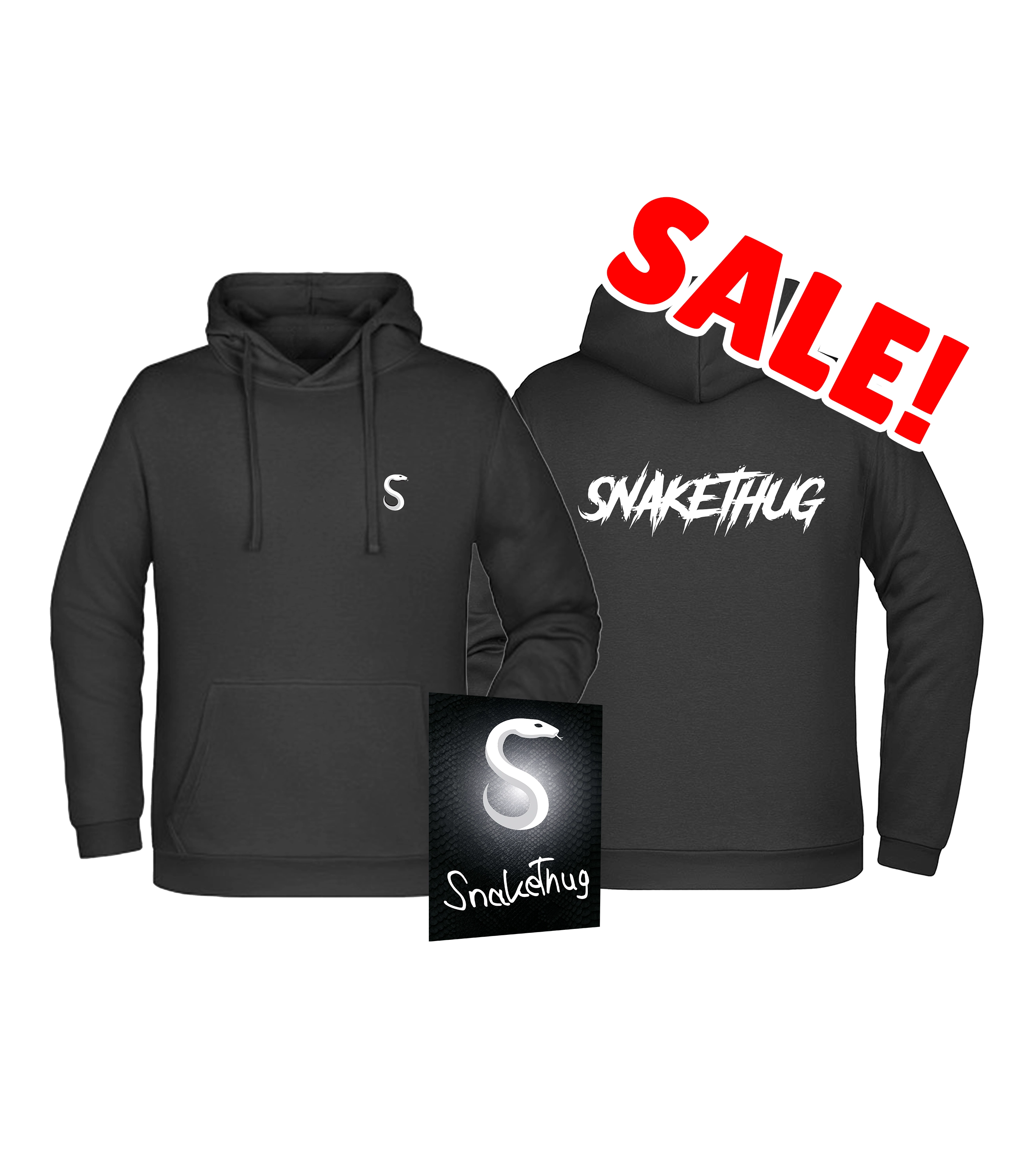 SnakeThug SALE - Signature Hoodie Bundle + Autogrammkarte (Schwarz)