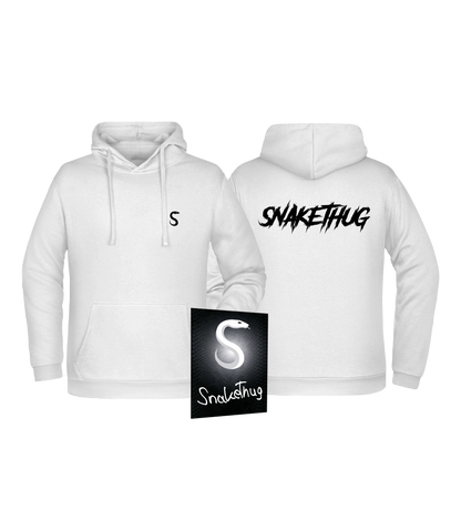 SnakeThug - Signature Hoodie Bundle + Autogrammkarte (Weiß)