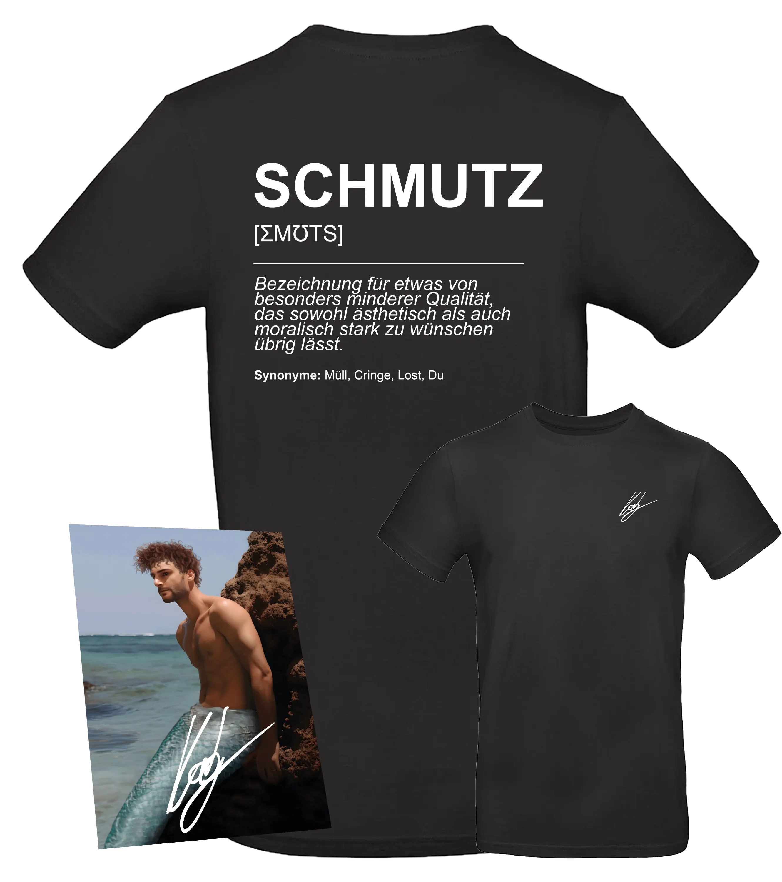 ItsKaby - T-Shirt + Autogrammkarte - Schmutz
