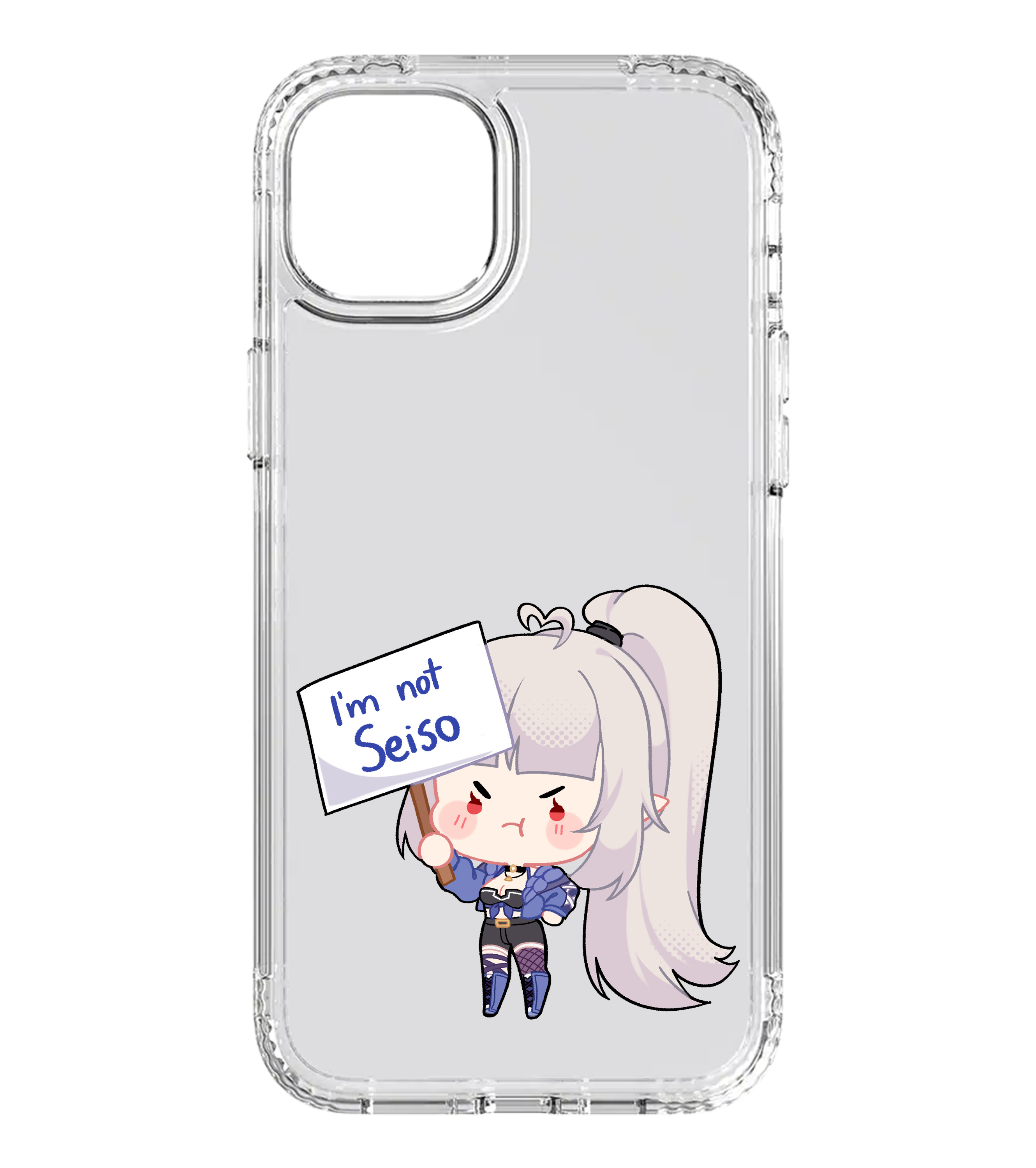 EineLotta "I'm not Seiso" - Handyhülle (Soft Case transparent)