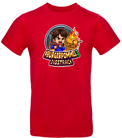 MarvinVlogt x Leontin - #BURGERPOMMES 3 Disstrack - T-Shirt, Turnbeutel & Autogrammkarte