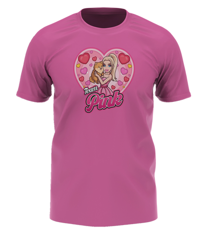 CanselGuel #TEAMPINK Valentinstag Bundle - T-Shirt + Notizbuch + Gummibärchen + Autogrammkarte