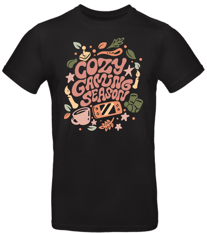 PlayfulDodo - T-Shirt + Autogrammkarte - Cozy Gaming Season - Schwarz