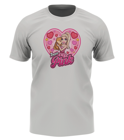 CanselGuel #TEAMPINK Valentinstag Bundle - T-Shirt + Notizbuch + Gummibärchen + Autogrammkarte