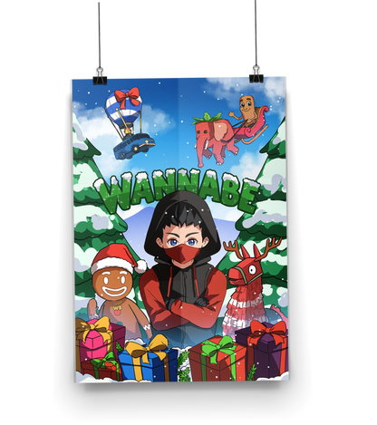 WannaBe BLACK WEEK Bundle - Graffiti Hoodie + Adventskalender + Autogrammkarte