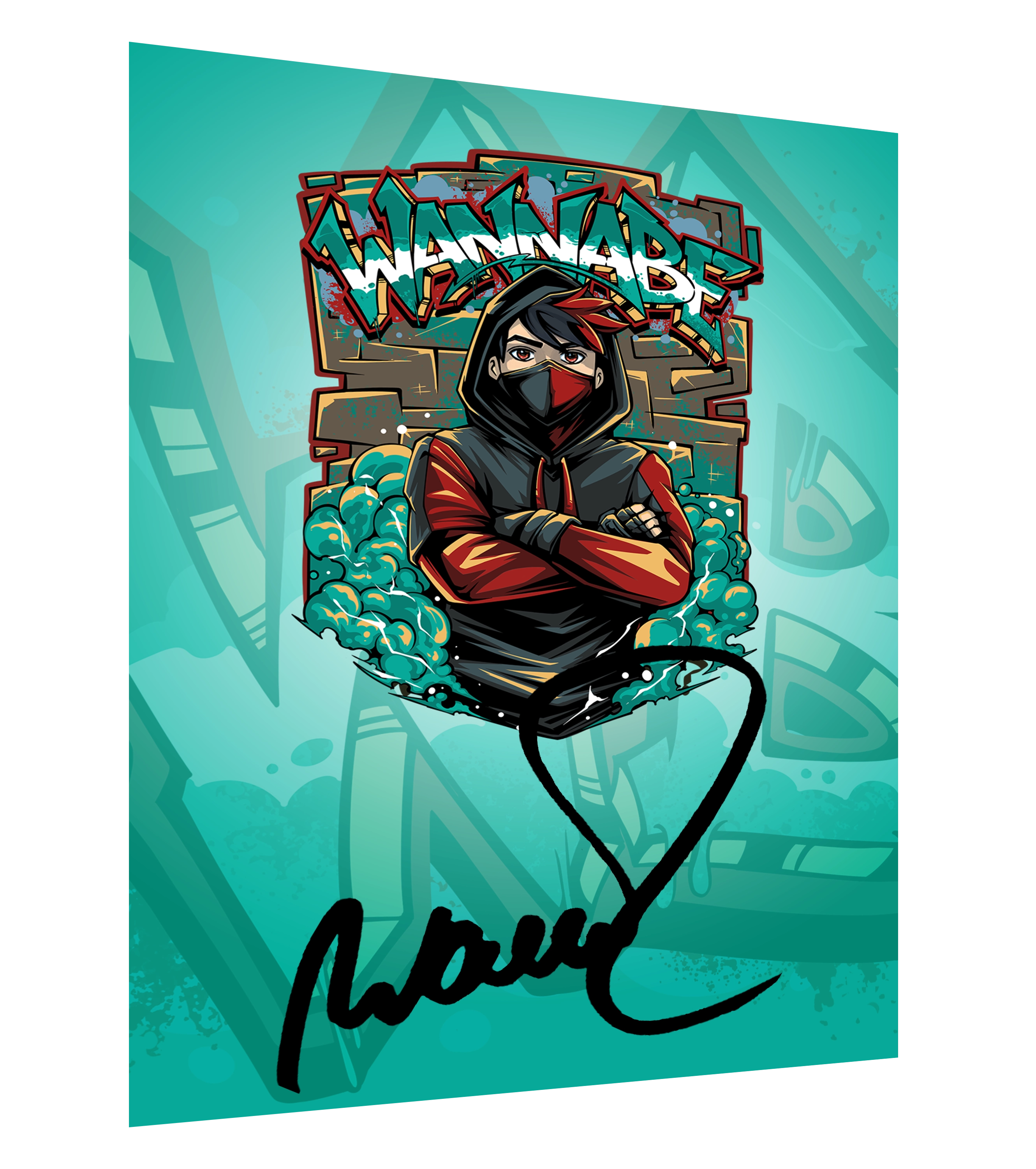 WannaBe BLACK WEEK - Adventskalender + Poster + Autogrammkarte