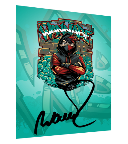 WannaBe Super Bundle - Graffiti Hoodie + Adventskalender + 3D-Lampe + Poster + Autogrammkarte
